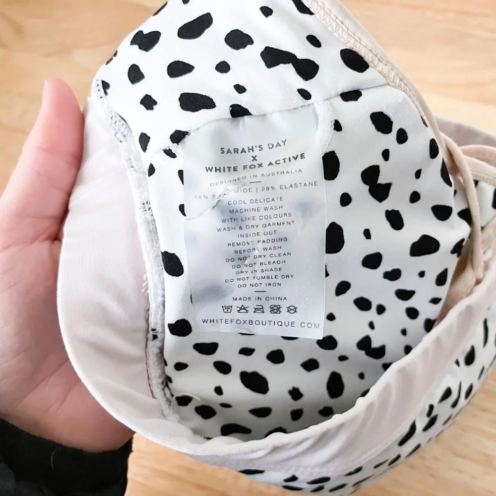 Sarah’s Day White Fox Active 101 Dalmatians Sports Bra - Picture 3 of 3